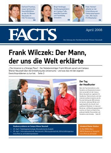 Frank Wilczek - Fachhochschule Wiener Neustadt