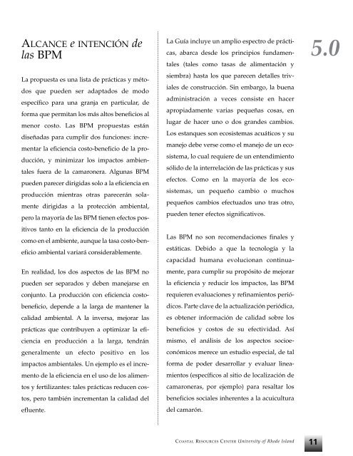 Buenas prácticas de manejo en el cultivo de camarón ... - Anfacal.org