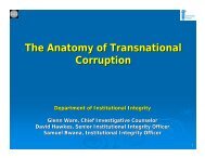 The Anatomy of Transnational Corruption The Anatomy of ...