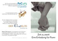 Zeit zu zweit Eine Einladung fÃ¼r Paare - FeG Bochum-Langendreer