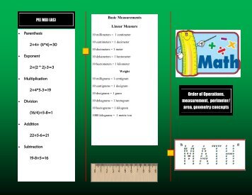 Math Brochure