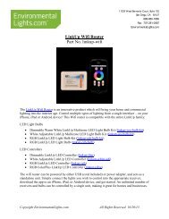 LinkUp Wifi Router Manual - LED Lighting