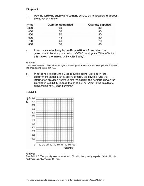 Chapter 6 Questions and answers