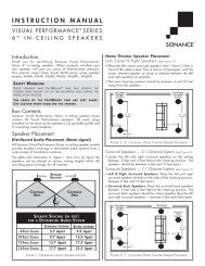 VP 6-in In-Ceiling Instruction Manual_Final6.qxp - Sonance