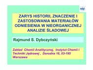 WykÅad SzkoÅy Naukowej w formacie PDF - WydziaÅ Technologii ...