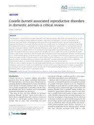 Coxiella burnetii associated reproductive disorders in ... - Phenix-Vet