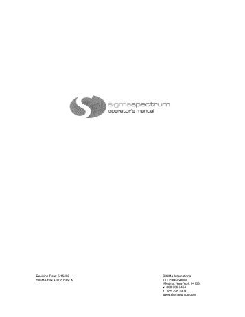Sigma spectrum iv pump user manual pdf