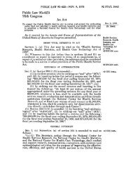 Public Law 95-623 An Act - Office of NIH History - National Institutes ...