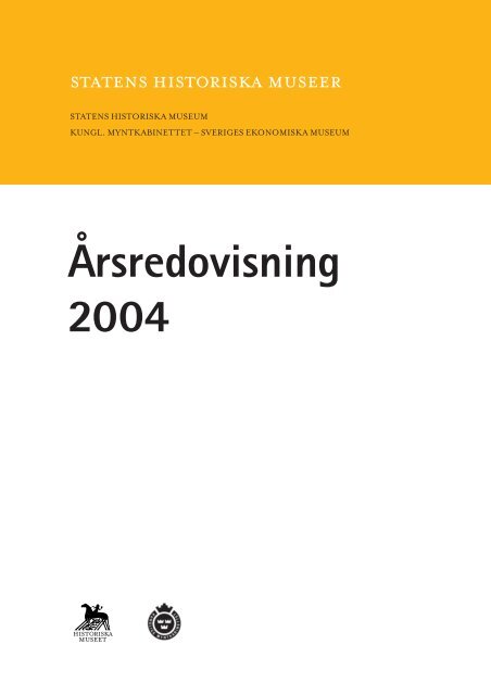 Ãrsredovisning 2004 - SHMM