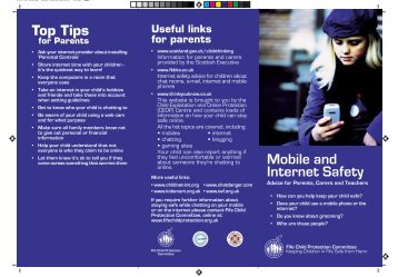 Internet Safety - adult leaflet