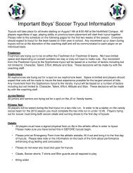 2013 Boys' Soccer Tryout Information - New Trier Township High ...