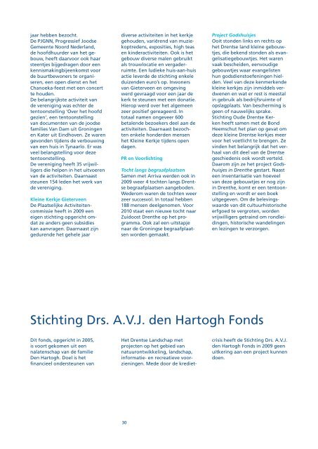 Jaarverslag 2009 Stichting Het Drentse Landschap - CBF