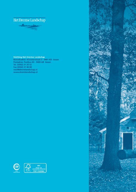 Jaarverslag 2009 Stichting Het Drentse Landschap - CBF