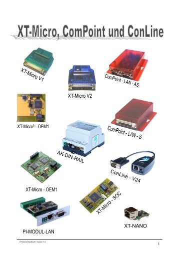 XT-Micro Handbuch, Version 1.0 - AK-Nord GmbH