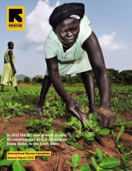 2012 Annual Report - International Rescue Committee