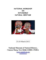 National workshop on Intangible Natural Heritage