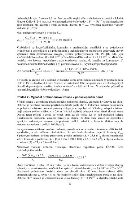 IZOLACE PROTI RADONU - StÃ¡tnÃ­ Ãºstav radiaÄnÃ­ ochrany