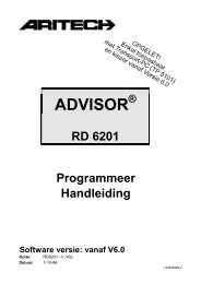 Programmeerhandleiding RD6201 - Steunpunt