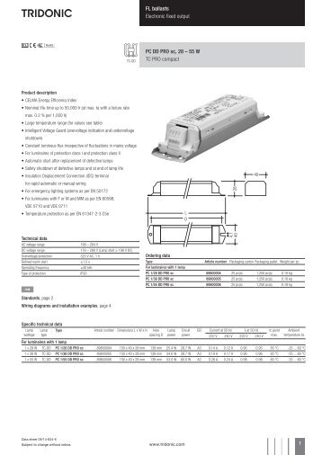 PC DD PRO sc 28-55W xitec - Tridonic