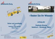 Fragen - PostAuto-Unternehmen Mario Flury