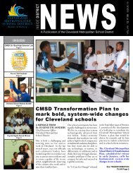 December 2009 - Cleveland Metropolitan School District