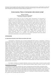 Comunicazione, Potere e Contropotere nella network society - EZA