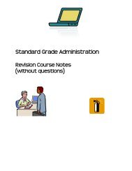 Standard Grade Administration - All Saints Secondary School