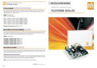 TELEPHONE DIALLER - Unitech