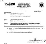 Dey!ED - DepEd NegOr Memo