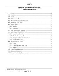 DOORS Page 1 of 10 TECHNICAL SPECIFICATION â SECTION 8 ...