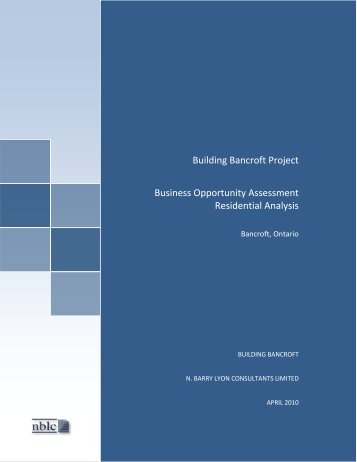 Bancroft Business Opportunity Assessment Report - Commercial