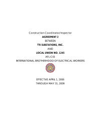 agreement 2 - IBEW Local 1245