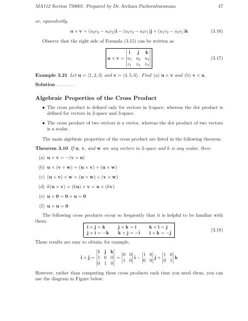 Chapter 1 Topics in Analytic Geometry
