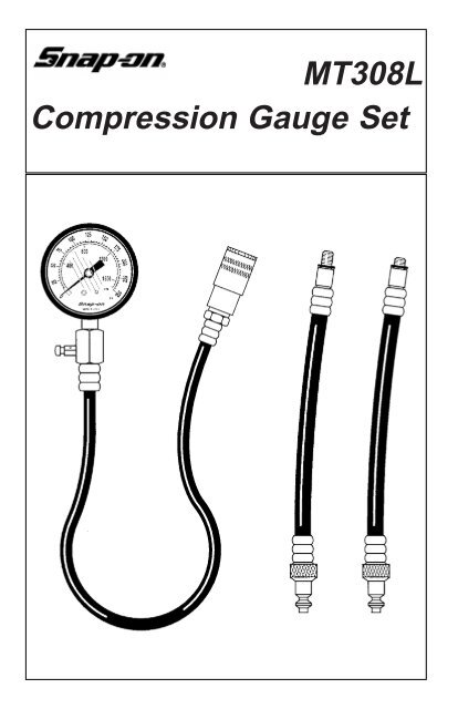 Snap on compression gauge outlet