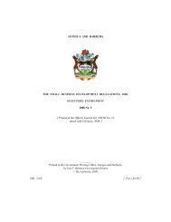 Statutory Instrument No 5 - Laws Online Government of Antigua and ...