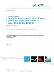 Life Cycle Assessment of a PE pipe system for ... - BureauLeiding