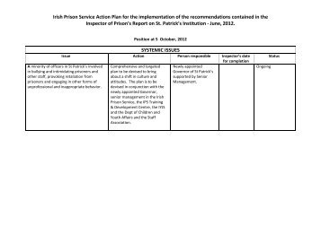 Irish Prison Service Action Plan for St. Patricks Institution (PDF ...