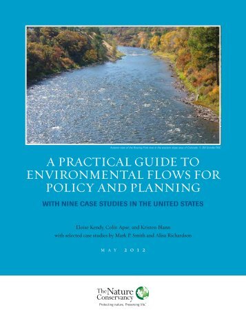 a practical guide to environmental flows for policy and planning