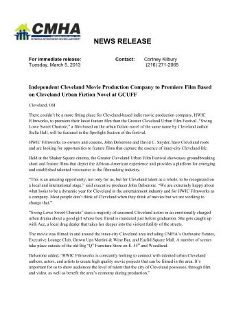 Independent Cleveland Movie Production Company to Premiere ...