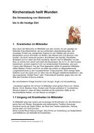 Kulgemeyer: Kirchenstaub heilt Wunden - Propstei Johannesberg