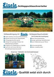 Schleppschlauchverteiler - Franz Eisele u. SÃ¶hne GmbH u. Co. KG