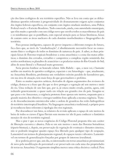 relatÃ³rio Direitos Humanos no Brasil 2010 - FundaÃ§Ã£o Heinrich BÃ¶ll