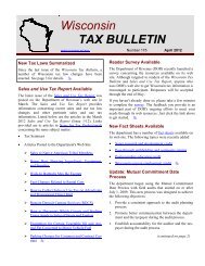 WTB No. 175 (Articles, pgs 1-11) - Wisconsin Department of Revenue