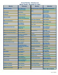 Attendee List - Scientific Equipment and Furniture Association