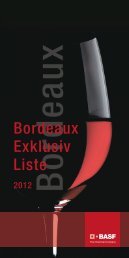 Bordeaux Exklusiv Liste - Basf