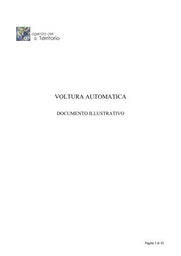 Voltura automatica - Ordine degli Architetti di Ferrara