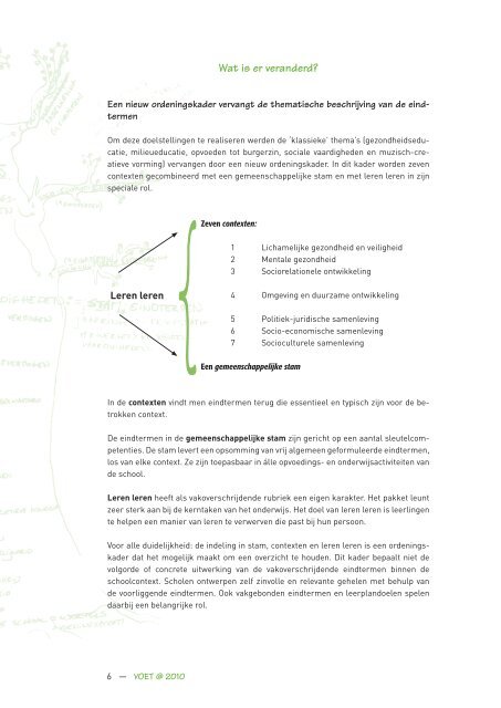 VOET @ 2010 - Onderwijs en Vorming - Vlaanderen.be