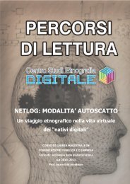 netlog: modalita' autoscatto - Centro Studi Etnografia Digitale Centro ...