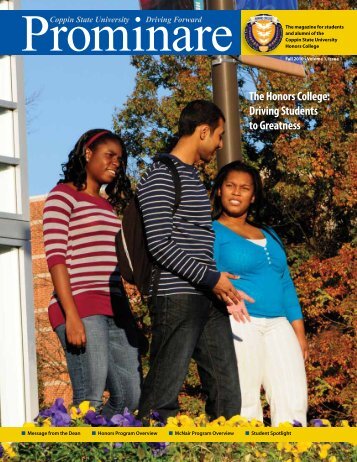 The Honors College - Coppin State University Homepage
