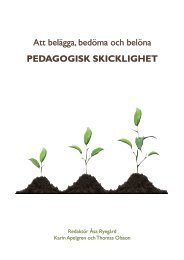 Att belägga, bedöma och belöna PEDAGOGISK ... - GUPEA